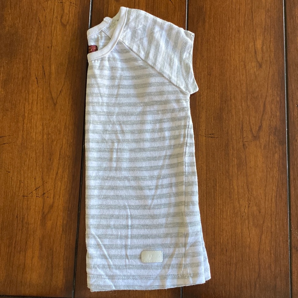7 For All Mankind girls grey striped t-shirt 3T